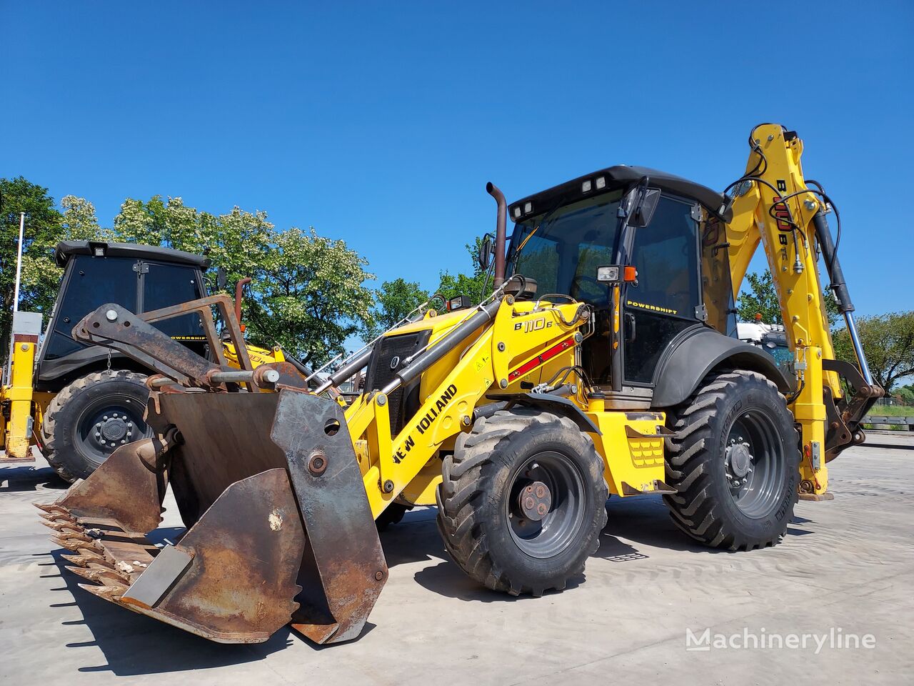 New Holland B110 backhoe loader