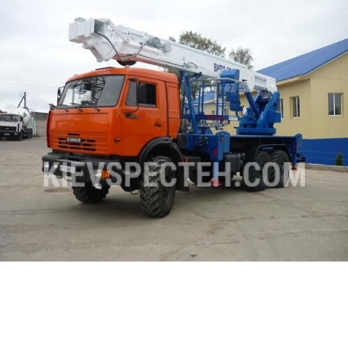new KamAZ 43118 VIPO-32-01 bucket truck