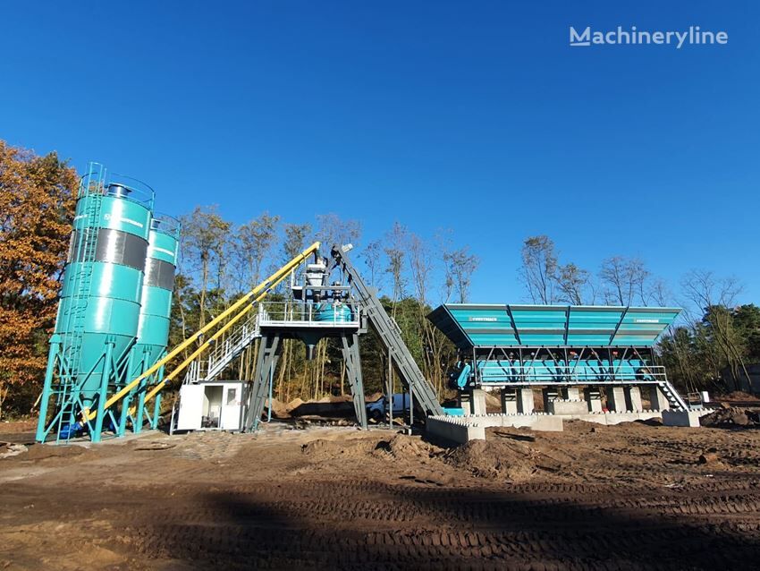 new Constmach 60 m3/h centrale à béton compacte | 2 ans de garantie concrete plant