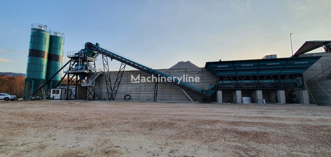 new Constmach Stationary 100 Concrete Plant - For Those Seeking High Capacity