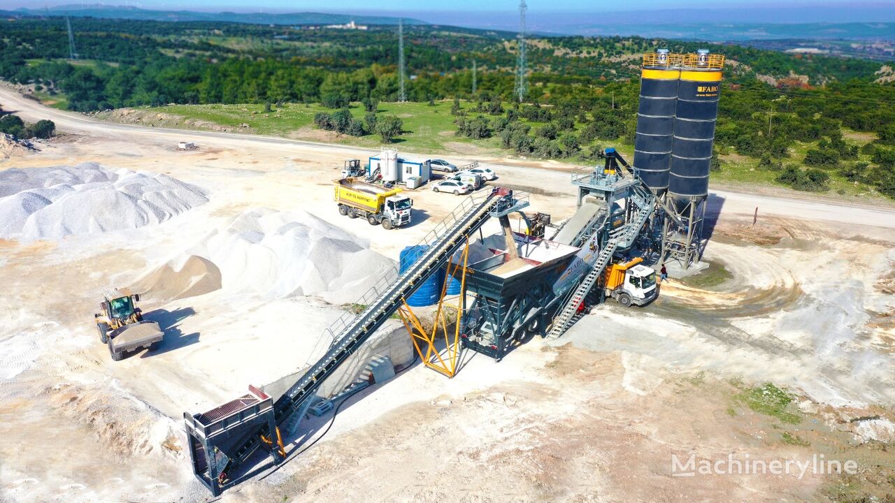 new FABO CENTRALE À BÉTON MOBILE TURBOMIX-120  concrete plant