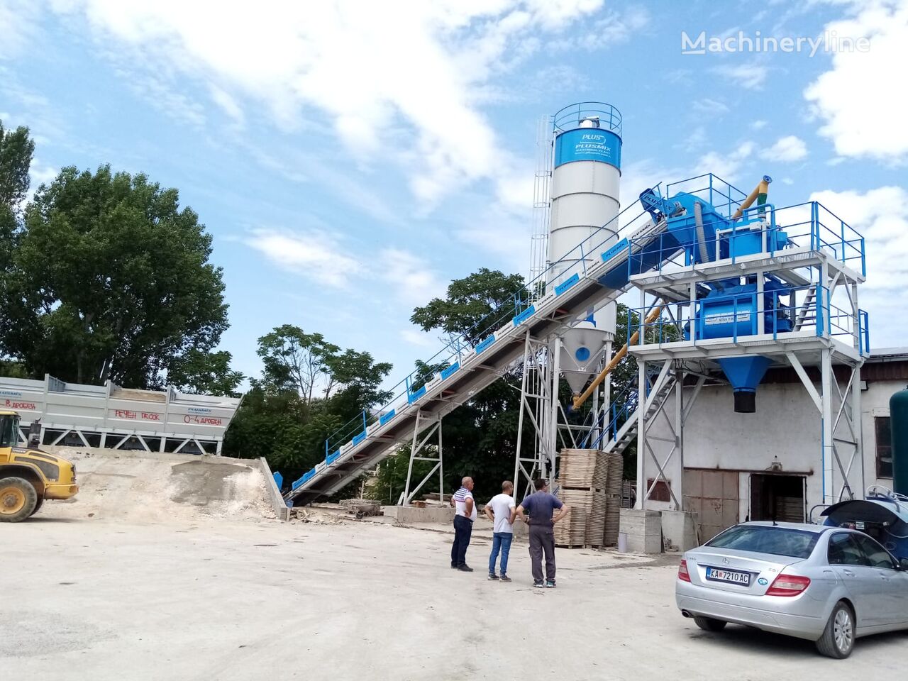 new Plusmix 60m3/hour STATIONARY Concrete Batching Plant - BETONYY ZAVOD-CEN concrete plant