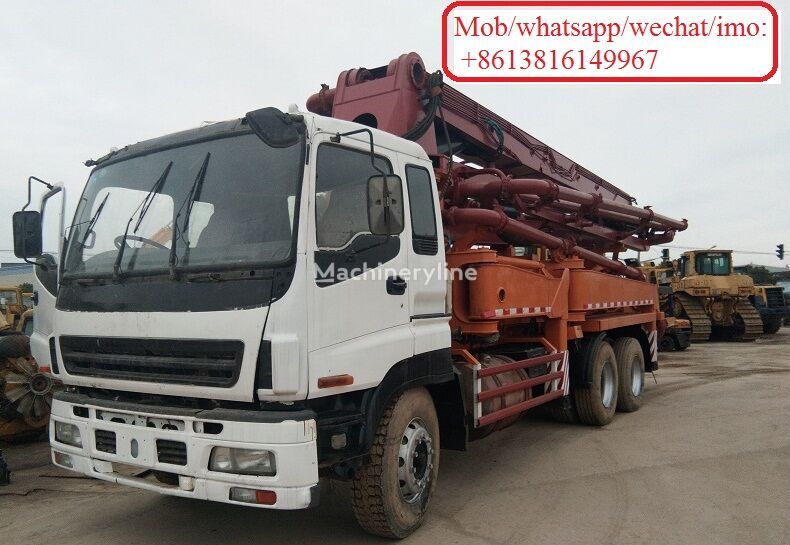 Sany  on chassis  concrete pump