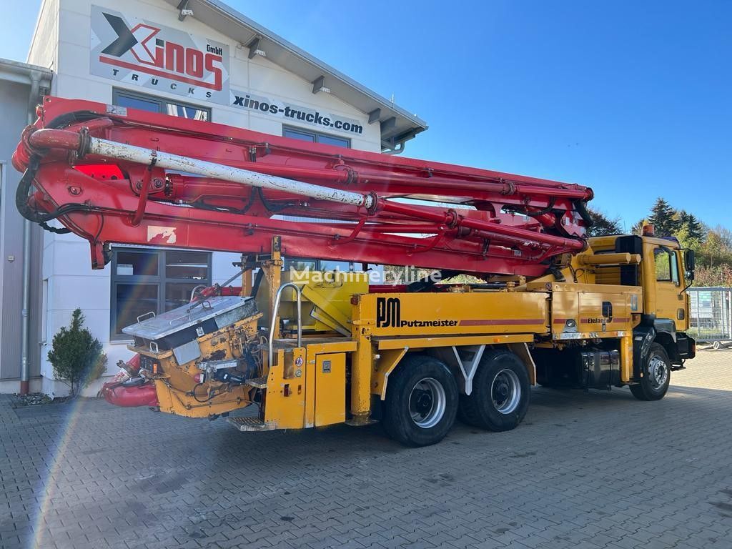 Putzmeister BSF 36.16H  on chassis MAN 33.414  concrete pump