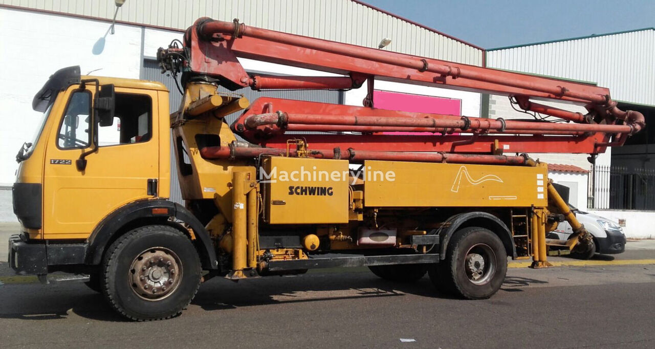 Schwing 26XL   on chassis Mercedes-Benz 1722 concrete pump