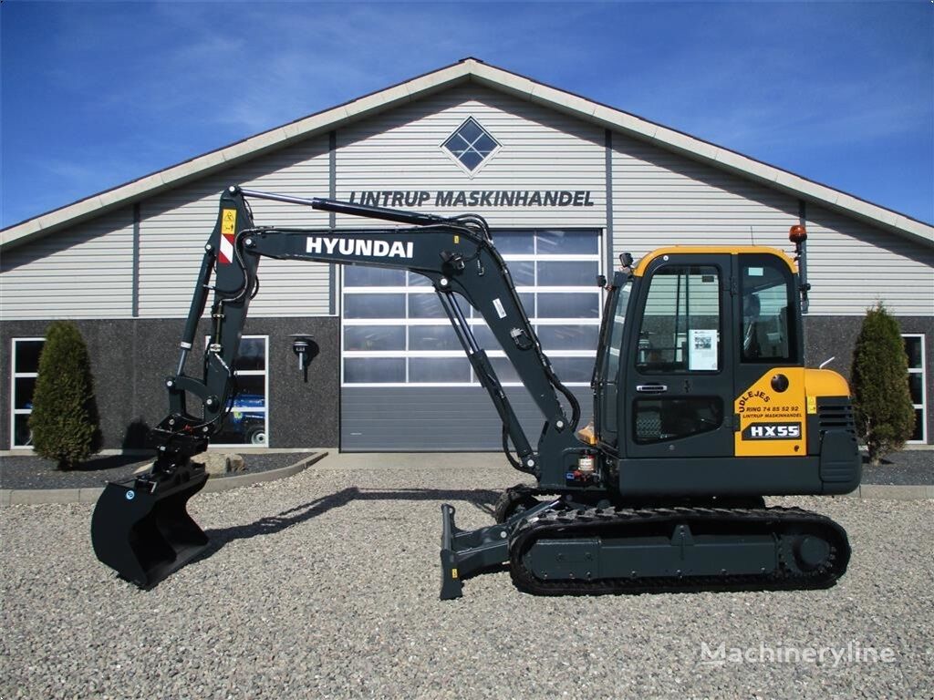 Hyundai 6ton maskine udlejes, kort og langtidsleje mini excavator