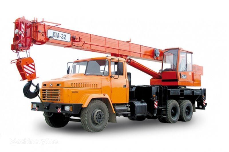 new KrAZ 65053 (KTA-32)  mobile crane