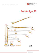 Potain IGO 36 tower crane