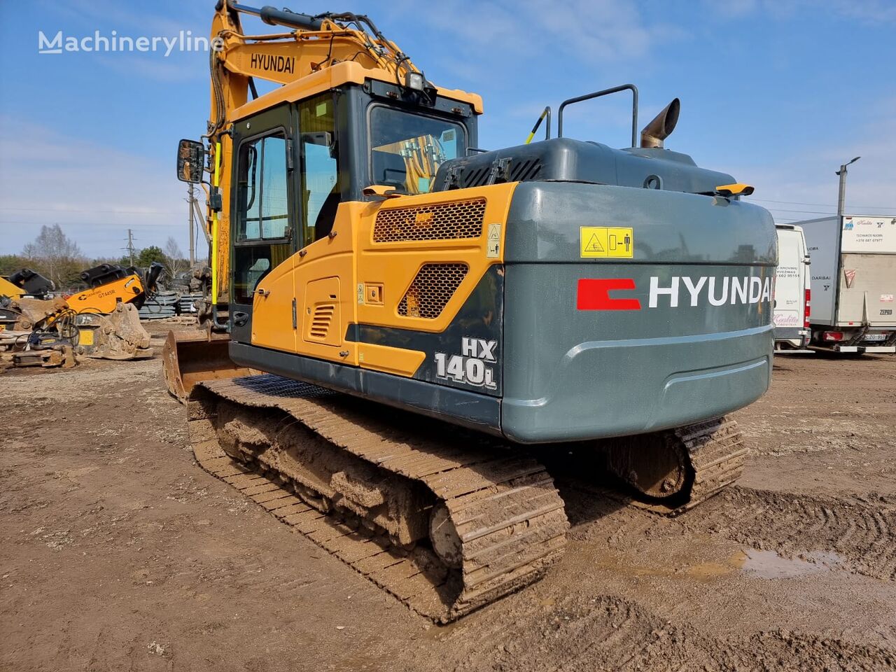 Hyundai HX140 L tracked excavator