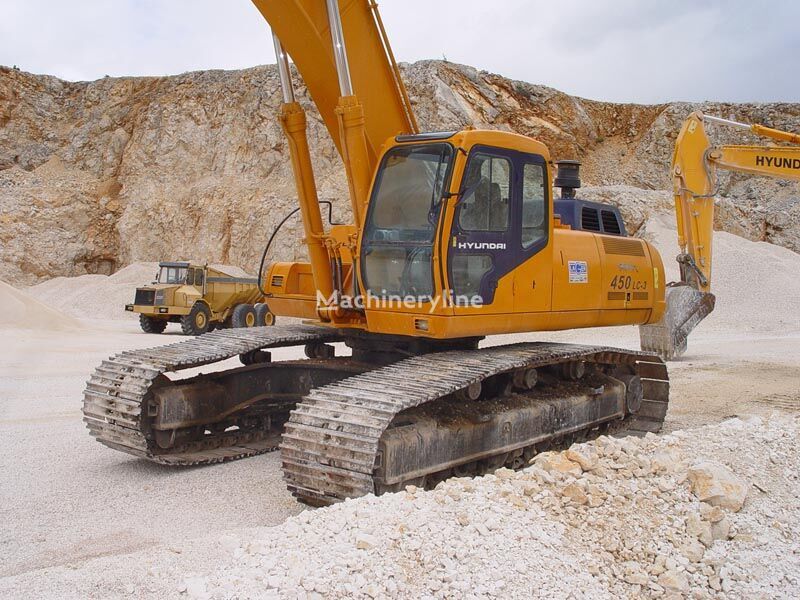 Hyundai R450LC-3 tracked excavator