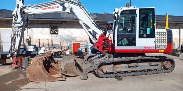 Takeuchi TB 1140 (14t  gum+5 buckets schaufel lyzki tracked excavator