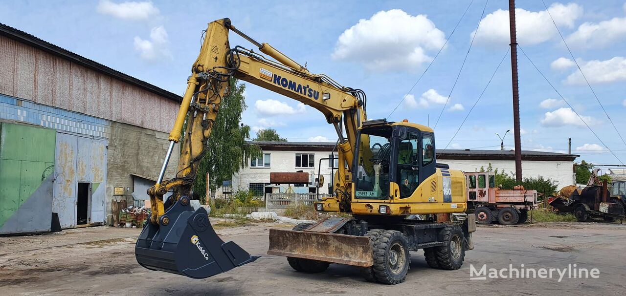 Komatsu PW160-7K wheel excavator