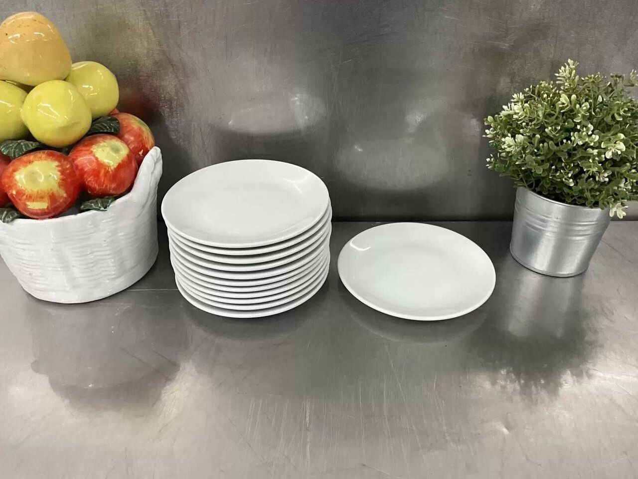 Porcelite - Bord Ø 18 cm (50x) kitchen supplies