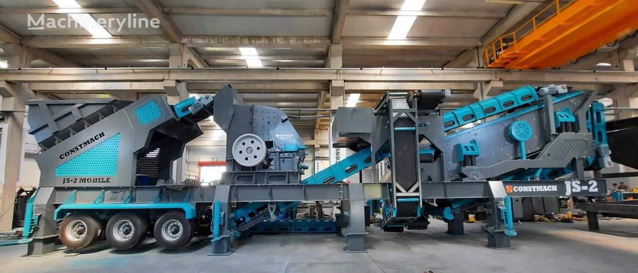 new Constmach 120 TPH Portable Stone Crushing Plant mobile crushing plant